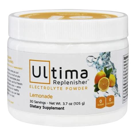 Ultima Health Products Ultima Replenisher Electrolyte Powder Lemonade