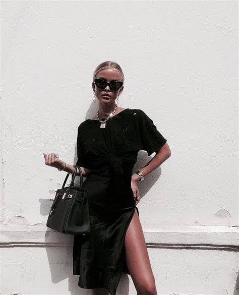 𝓟𝓲𝓷𝓽𝓮𝓻𝓮𝓼𝓽 Julia Klaudia Black Women Fashion Look Fashion Street