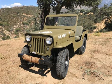 1953 Willys Cj3b Jeep M606 Military Classic Willys 1953 For Sale