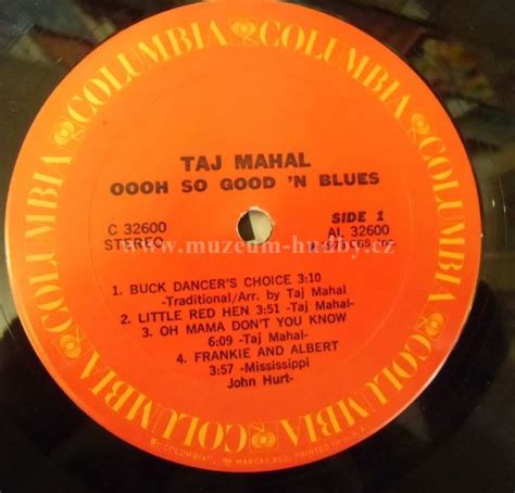 Taj Mahal Oooh So Good N Blues Online Vinyl Shop Gramofonové Desky