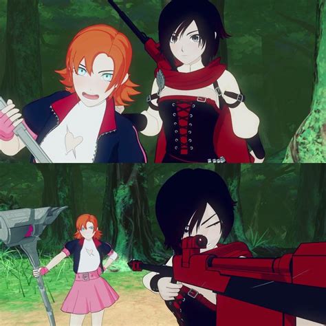 Nora And Ruby Volume 4 Rwby Anime Red Like Roses