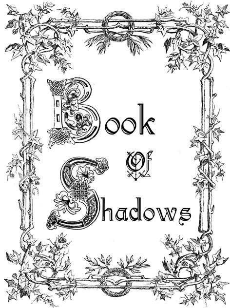 books of shadows offered here book of shadows witch coloring pages book of shadow