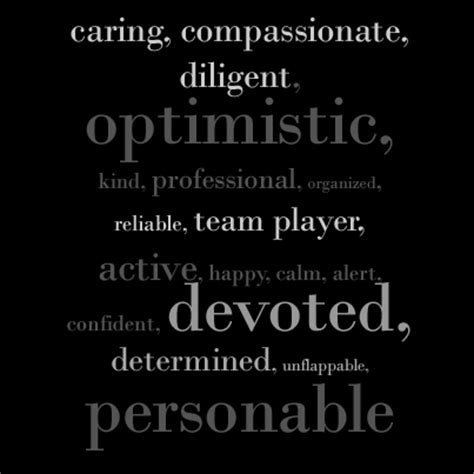 Nursing as a profession is defined by various characteristics, values, and qualities. A Nursing Word Cloud: Characteristics of a Nurse ...