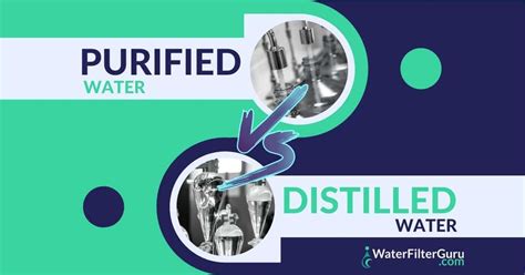 Purified Vs Distilled Water Whats The Difference