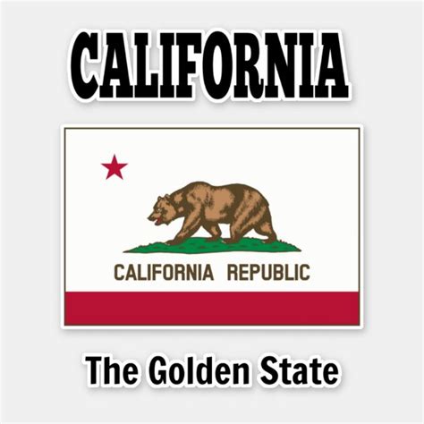 California State Motto Stickers 100 Satisfaction Guaranteed Zazzle