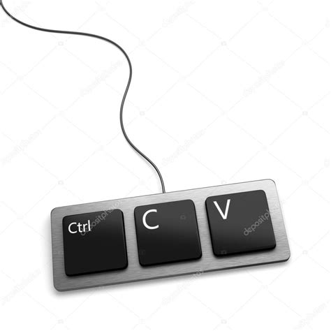 Copy Paste Keyboard Plagiarist Tool Stock Photo By ©sielan 59991409