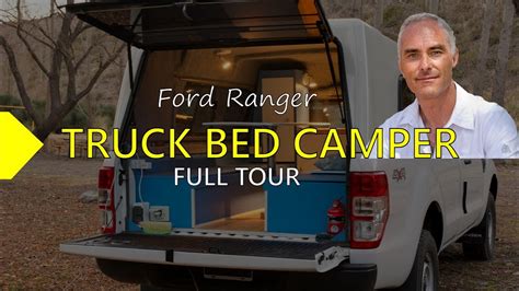 Ford Ranger Pickup Truck Bed Camper For Two Walk Around Inside Tour
