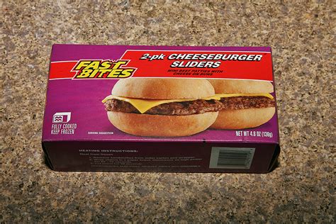 The Shit I Eat Fast Bites 2 Pack Cheeseburger Sliders