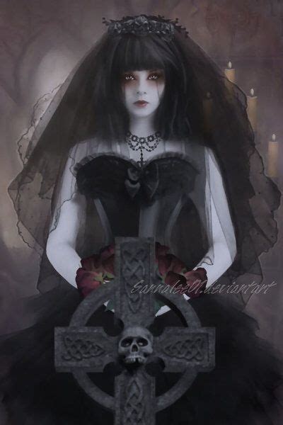 Deaths Bride By Sannalee01 On Deviantart Gothic Bride Dark Beauty