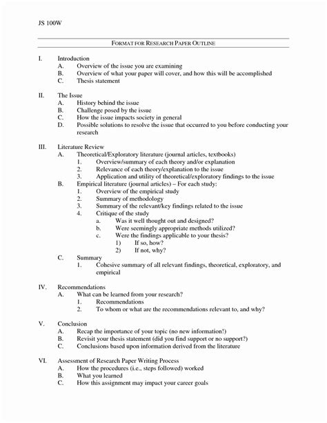 Apa college paper format example. College Essay format Apa Unique Research Paper Outline ...