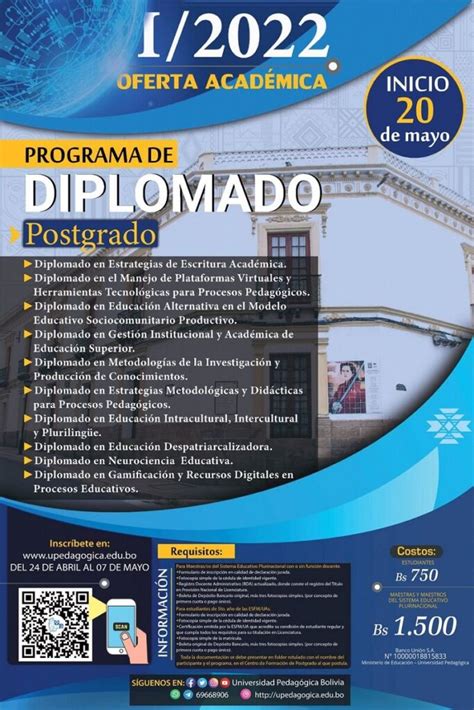 Convocatoria Diplomados Y Maestrías Universidad Pedagógica 2023