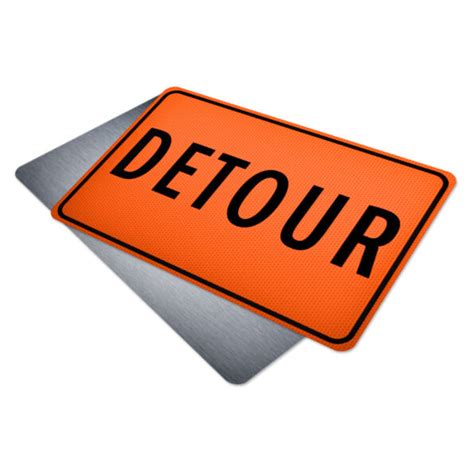 Detour Tab Traffic Supply 310 Sign