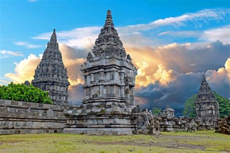 Borobudur Temple In Central Java In Indonesia This Famous Buddh Stock
