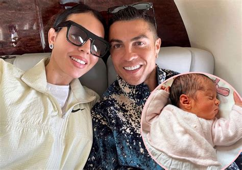 Cristiano Ronaldos Girlfriend Georgina Rodriguez Reveals Their Daughters Name After Sons