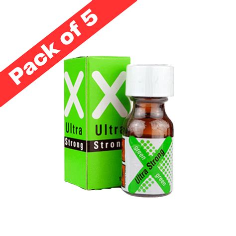 X Ultra Strong Poppers Pack Of 5 Aromas Uk