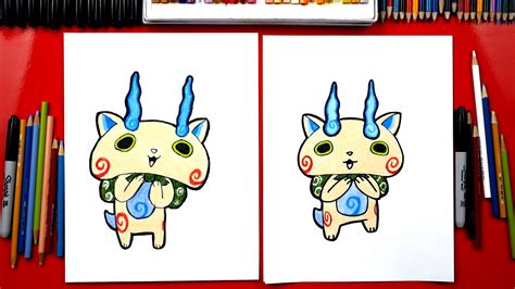 Watch our video previews and then draw it yourself with our easy to follow lessons. How To Draw Komasan From Yo-kai Watch - Art For Kids Hub