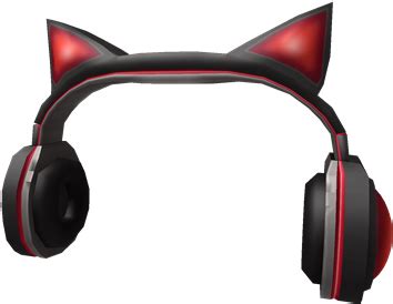 Download Crimson Cat Ears - Axent Wear Cat Ear Headphones - Full Size png image