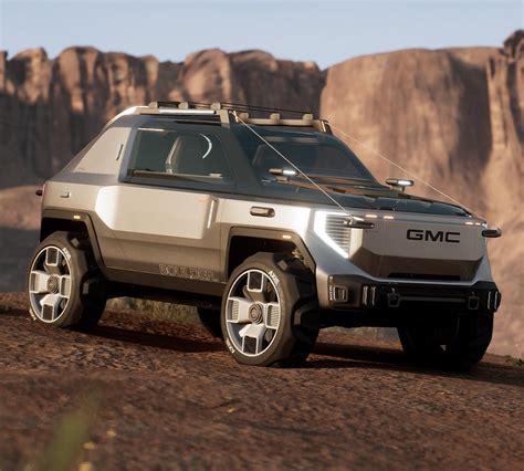 Modern Gmc Jimmy Rendered As Electric Bronco Rival Autoevolution