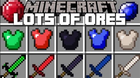 Minecraft Ore Armor Mod Emerald And Sapphire Armor And Weapons