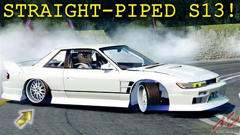 STRAIGHT PIPED SILVIA S13 INCREDIBLE 2 STEP Assetto Corsa Graphics