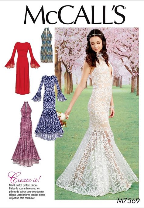 Sewing Pattern Formal Gown Pattern Wedding Gown Pattern Formal Dress