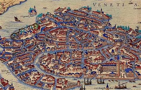 Medieval City Middle Ages Medieval Artwork Venice Map