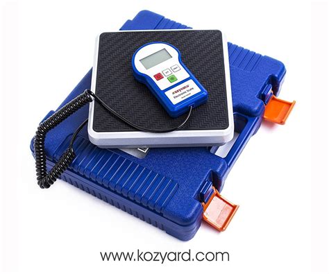 Kozyvacu 220lbs Digital Electronic Refrigerant Charging Weight Scales