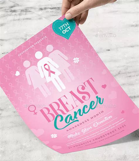 36 Breast Cancer Flyer Templates Free And Premium Psd Ai Word