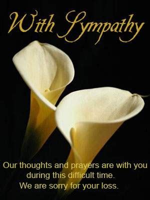 I'm sorry for your loss flowers. Sorry For Your Loss Quotes And Sayings. QuotesGram