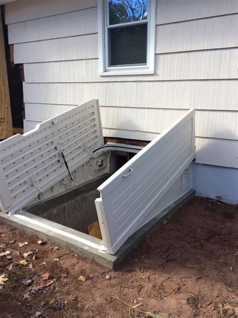 Basement Bulkhead Door Lucigold Lightweight All Aluminum Basement