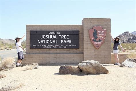Joshua Tree National Park North Entrance California Travel Road