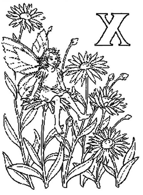 Printed on both sides of the page. Flower Fairy Coloring Pages at GetColorings.com | Free ...