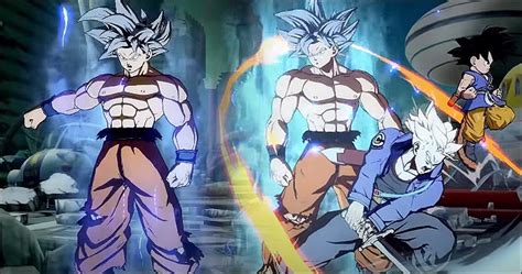 Ultra Instinct Goku Dodges Three Supers At The Same Time In This Insane