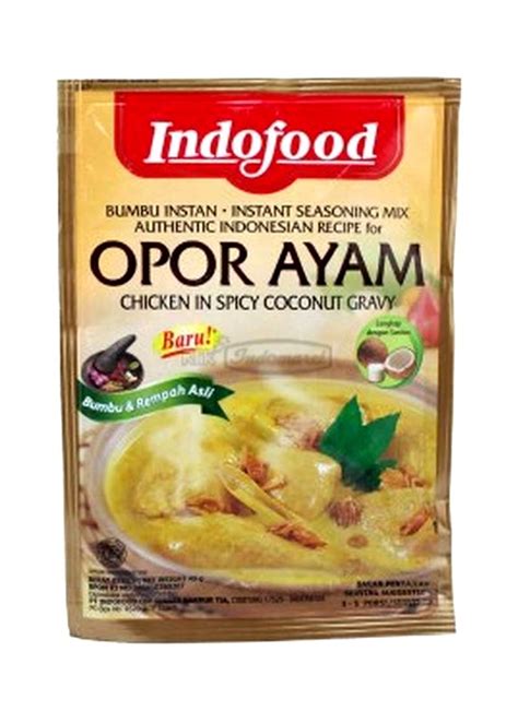 Jadi sekarang masak masakan bersantan tidak perlu repot dan khawatir tidak jadi. Indofood Bumbu Instant Opor Ayam Pck 50G | KlikIndomaret
