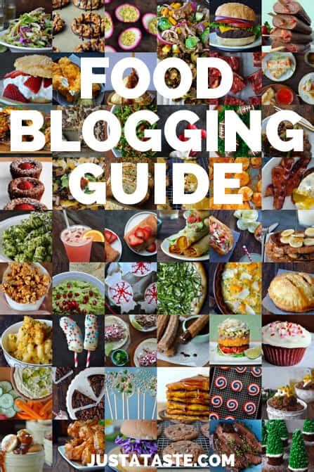 how to start a food blog and food blogging resources just a taste
