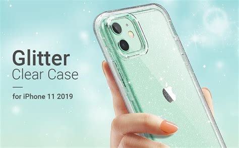 Ulak For Iphone 11 Case Shockproof Glitter Case Soft Tpu Bumper Cover