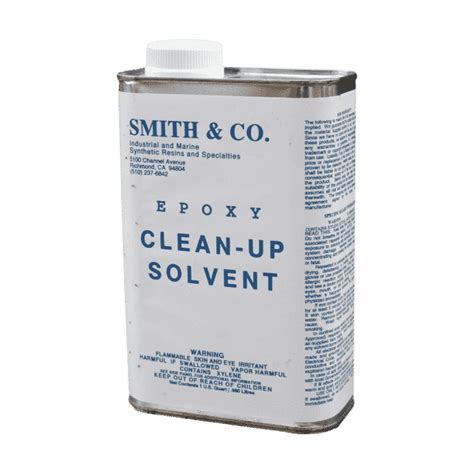 Epoxy Solvent Use Smiths Ecs To Remove Uncured Epoxies