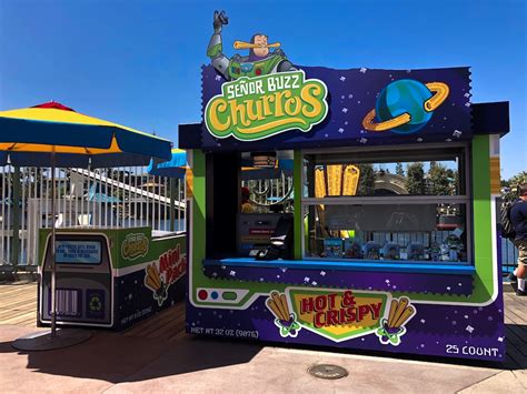 Senor Buzz Churros Menu California Adventure