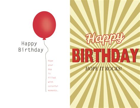 Thus, throwing some unique and awesome tricks therefore, here you can make a very personalized birthday card which defiantly will surprise your sweetheart. Birthday Card Template | Business Mentor