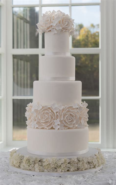Vintage Wedding Cake Custom Designed Bespoke 5 Tier Wedding Cake