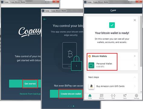 Get a quote on bitcoin wallet app development today! Create First Wallet with Copay