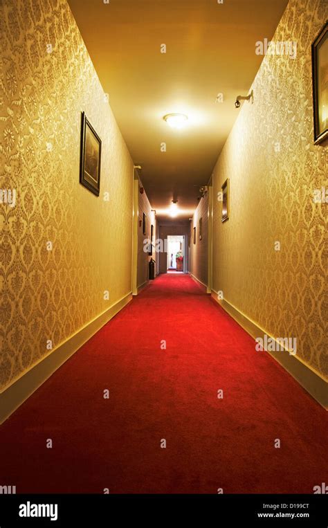 Hallway With Red Light Hi Res Stock Photography And Images Alamy
