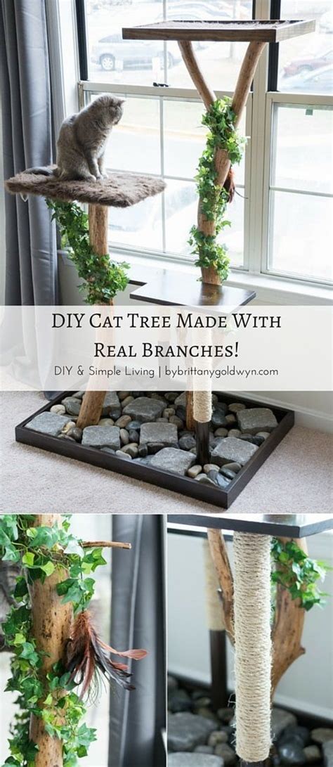 7th heaven cat furniture offers cat furniture, cat supplies, houses, toys, cat trees, gifts, condos & cat scratching posts! DIY Cat Tree Using a Real Tree | Cat tree