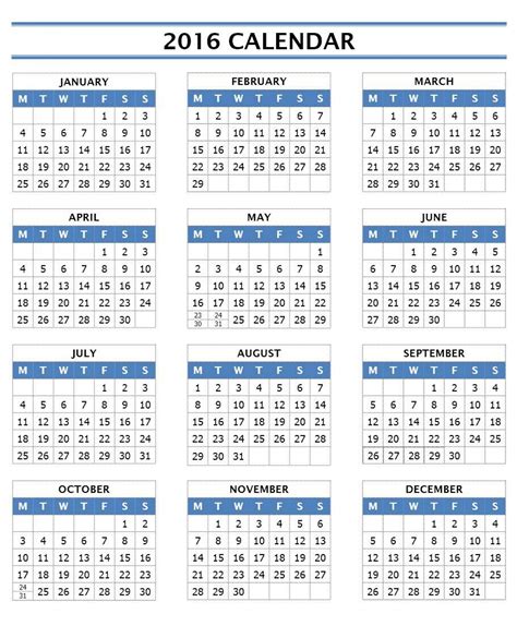 Word Monthly Calendar Template Word 2010 Example Calendar Printable
