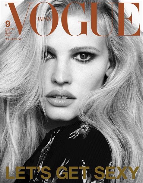 Lara Stone On Vogue Japan September 2017 Cover Vogue Magazine Covers