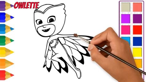 How To Draw Pj Masks Easy Draw Pj Masks Characters Step By Step Easy