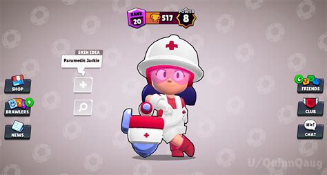 Follow supercell's terms of service. Paramedic Jackie, Skin idea : Brawlstars