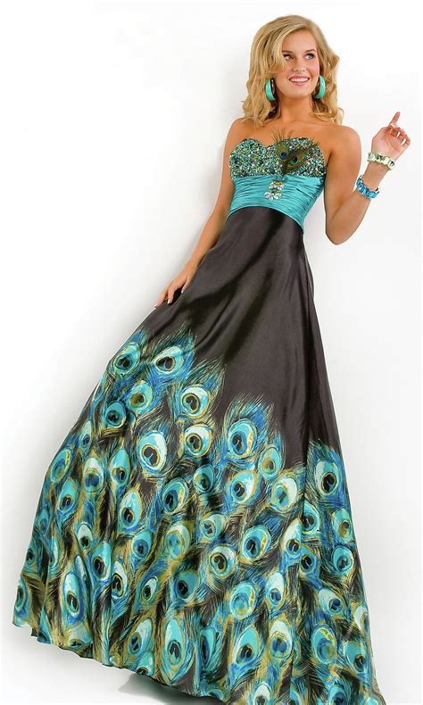Peacock Dress Please I Want This Dress Peacock Prom Dress Pretty