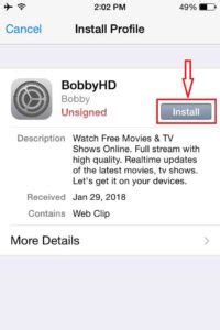 Bobby movie ipa is the best perfect alternative for movie box or popcorn time. Download Bobby Movie HD For iOS on iPhone/iPad/Android