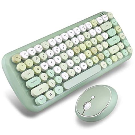 Mini Wireless Keyboard And Mouse Set Stylish Full Size Keyboard Mouse